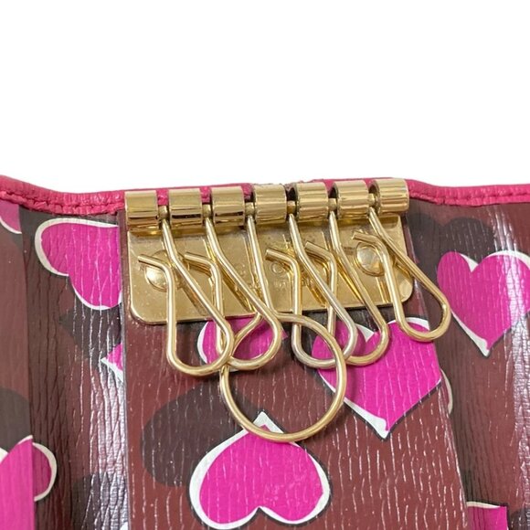 GUCCI Lovely Pink Leather - Key Case 101-080625 - Picture 10 of 11